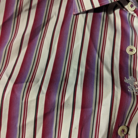 Bugatchi Uomo striped button down - Picture 3 of 3